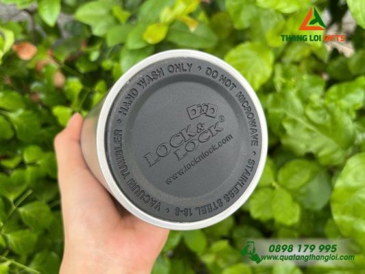 Bình Giữ Nhiệt Lock&Lock LHC6180 800ML Khắc Logo Hải Quan Việt Nam