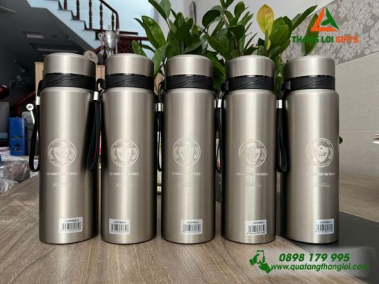 Bình Giữ Nhiệt Lock&Lock LHC6180 800ML Khắc Logo Hải Quan Việt Nam