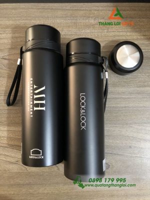 Bình Giữ Nhiệt Lock&Lock 800ml Khắc Logo Doanh Nghiệp MH Entertainment