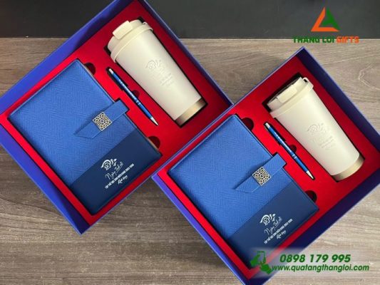Bộ Quà Tặng (Sổ+Ly+Bút) In Khắc Kỷ Niệm 20 năm Ngày Ra Trường