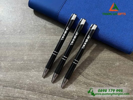 Bút Bi Kim Loại Khắc Logo Làm Quà Lưu Niệm Tri Ân Thầy Cô