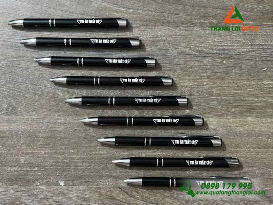 Bút Bi Kim Loại Khắc Logo Làm Quà Lưu Niệm Tri Ân Thầy Cô