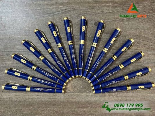 Bút Ký Kim Loại Khắc Logo Đảng Làm Quà Đại Hội Đảng Bộ Công An