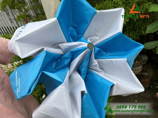 Dù Cầm Tay Gấp 3 Cao Cấp In Logo Doanh Nghiệp PRO ALLIANCE COSMETIC