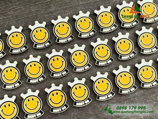  Huy Hiệu Đồng Đổ Màu Hình Mặt Cười Best