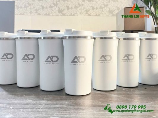 Ly Giữ Nhiệt 510ml Khắc Logo AD Gym & Yoga