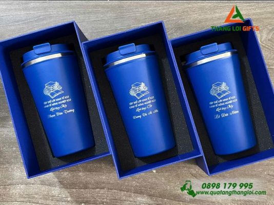 Ly Giữ Nhiệt Khắc Logo Tập Thể Lớp Kinh Tế K22 Tri Ân Thầy Cô