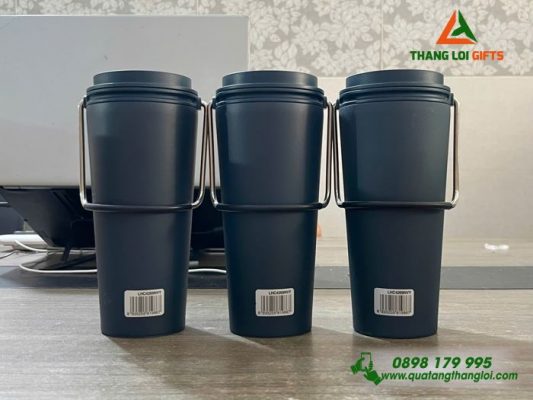 Ly Giữ Nhiệt Lock&Lock LHC4269 Khắc Logo Kỷ Niệm 10 Năm Thành Lập Trung Tâm Anh Ngữ Âu Mỹ