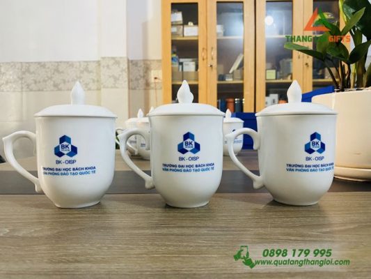 Ly Sứ Bát Tràng In Logo Trường Đại Học Bách Khoa