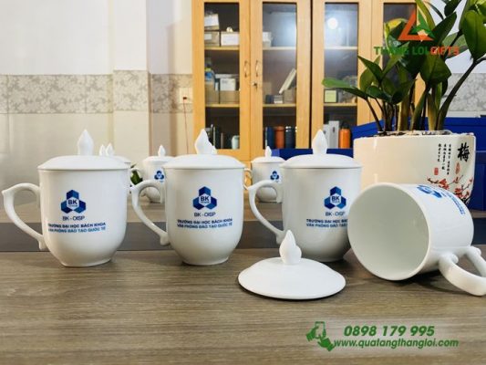 Ly Sứ Bát Tràng In Logo Trường Đại Học Bách Khoa