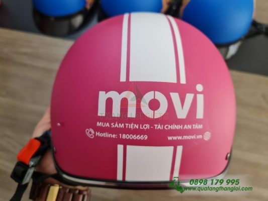 Nón Bảo Hiểm In Logo Nội Dung Theo Yêu Cầu