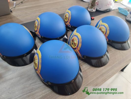 Nón Bảo Hiểm In Logo Làm Quà Tặng Doanh Nghiệp