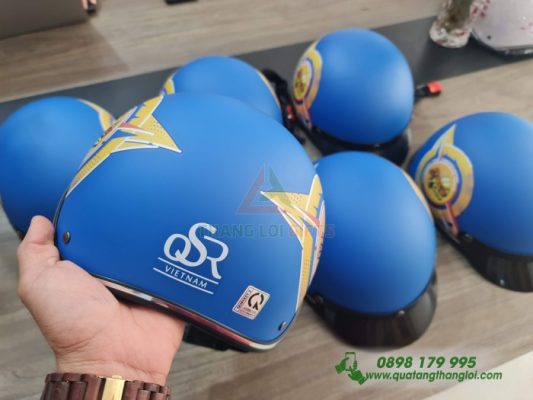 Nón Bảo Hiểm In Logo Làm Quà Tặng Doanh Nghiệp