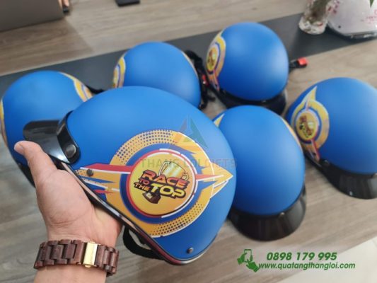 Nón Bảo Hiểm In Logo Làm Quà Tặng Doanh Nghiệp