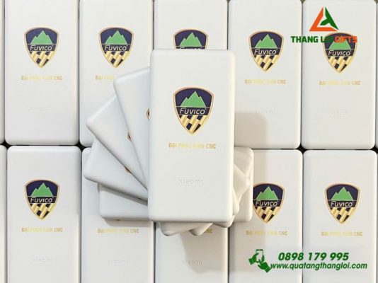 Pin Sạc Dự Phòng Xiaomi 20.000mAh In Logo Doanh Nghiệp Đại Phúc Vĩnh CNC