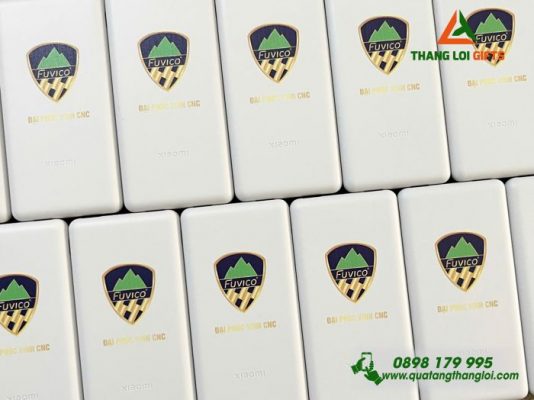 Pin Sạc Dự Phòng Xiaomi 20.000mAh In Logo Doanh Nghiệp Đại Phúc Vĩnh CNC