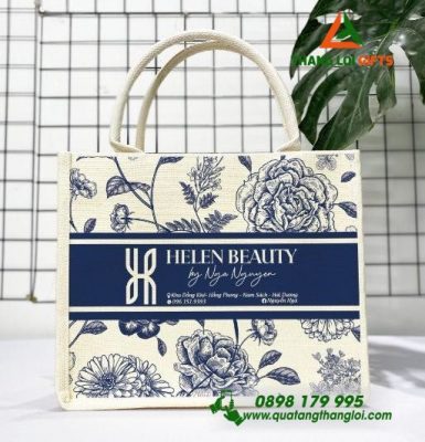 Túi Vải Đay In Logo Hình Ảnh Doanh Nghiệp Theo Yêu Cầu