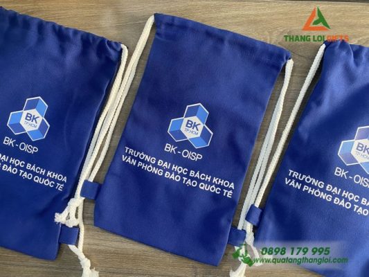 Túi Vải Dây Rút In Logo Đại Học Bách Khoa TP.HCM