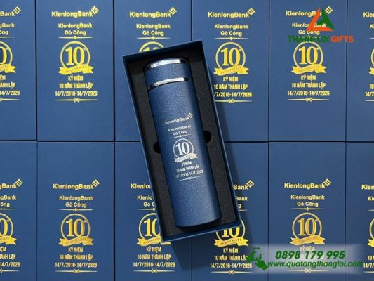 Bình Giữ Nhiệt Khắc Logo Ngân Hàng Kiên Long Bank