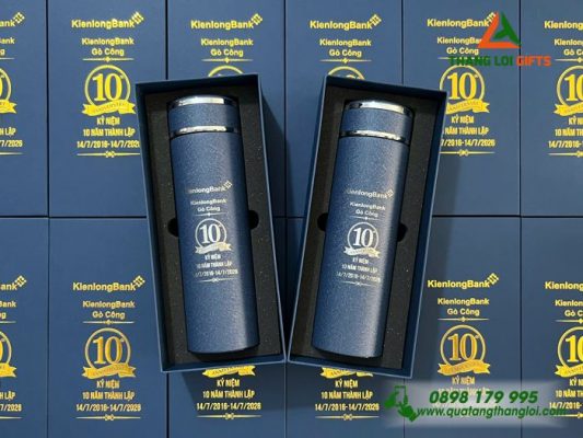 Bình Giữ Nhiệt Khắc Logo Ngân Hàng Kiên Long Bank
