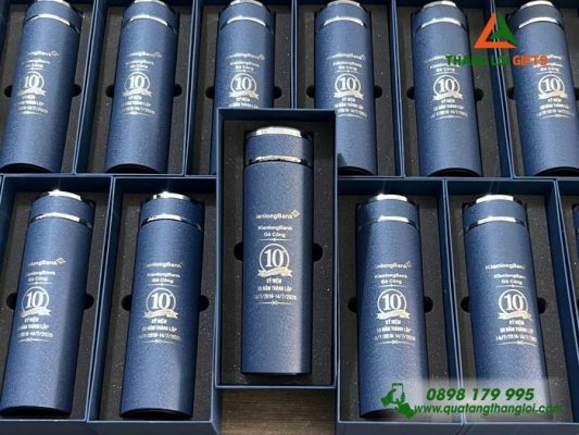 Bình Giữ Nhiệt Khắc Logo Ngân Hàng Kiên Long Bank