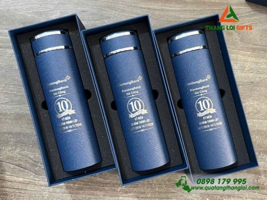 Bình Giữ Nhiệt Khắc Logo Ngân Hàng Kiên Long Bank