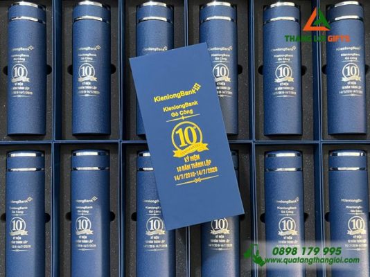 Bình Giữ Nhiệt Khắc Logo Ngân Hàng Kiên Long Bank