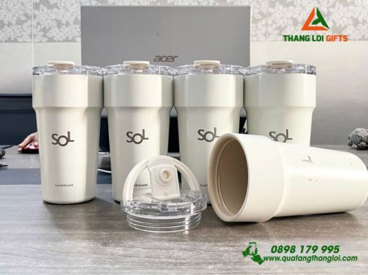 Ly Giữ Nhiệt Lock&Lock LHC4416 710ml Khắc Logo Ngân Hàng Shinhan Bank