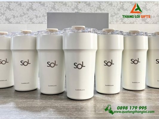 Ly Giữ Nhiệt Lock&Lock LHC4416 710ml Khắc Logo Ngân Hàng Shinhan Bank