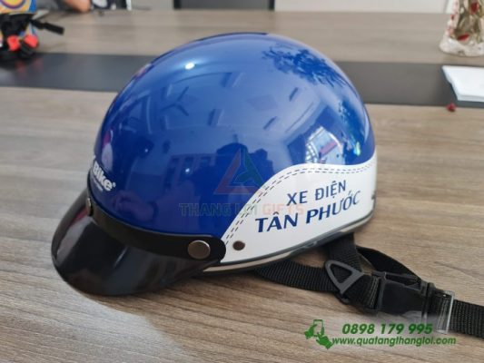 Nón Bảo Hiểm In Logo Theo Yêu Cầu Làm Quà Tặng Thương Hiệu