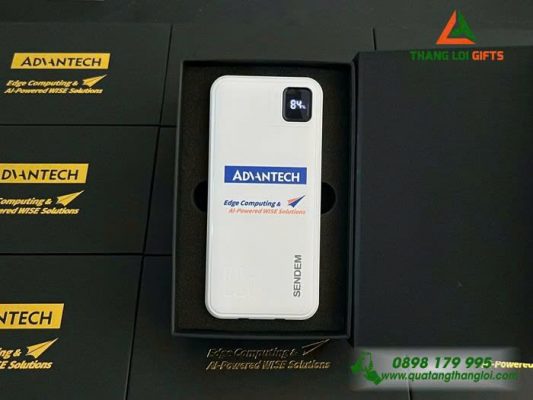 Pin Sạc Dự Phòng SENDEM PK88 10.000mAh In Logo Doanh Nghiệp ADVANTECH