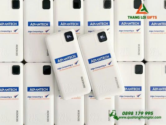 Pin Sạc Dự Phòng SENDEM PK88 10.000mAh In Logo Doanh Nghiệp ADVANTECH