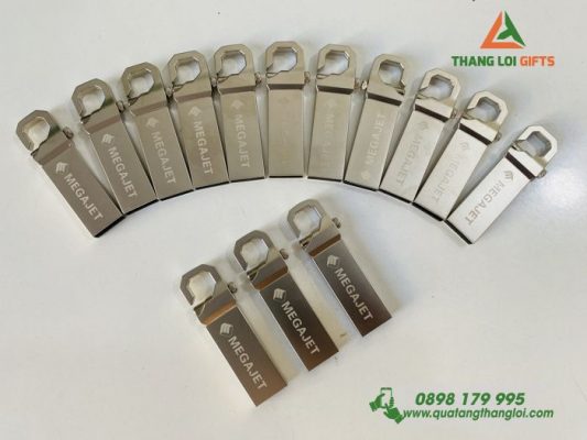 USB Kim Loại Khắc Logo Doanh Nghiệp MEGAJET