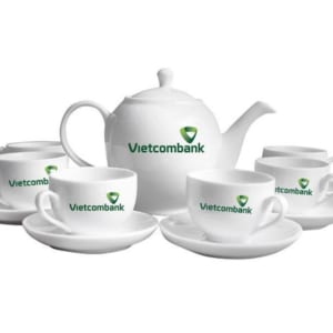 ATT 02 - Ấm trà in logo ngân hàng VietinBank làm quà tặng
