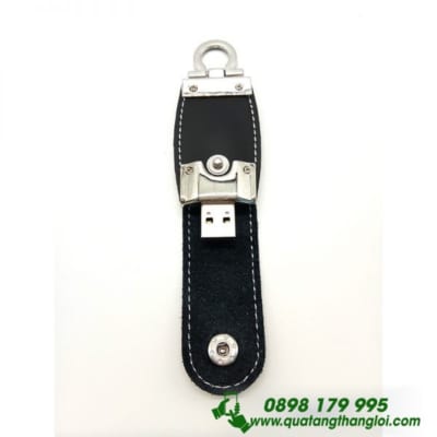 UDT 01 - USB Vỏ Da in ấn logo quà tặng khách hàng