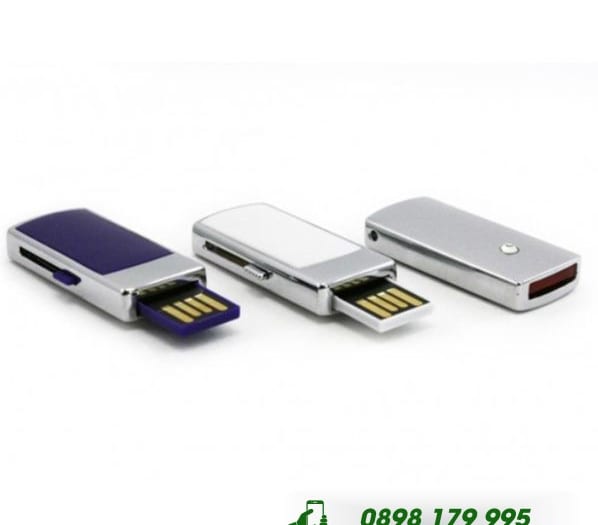 UKT 14 - USB Kim loại in ấn logo quà tặng doanh nghiệp