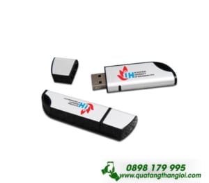 UKT 25 - USB kim loai nap day in an logo qua tang van phong