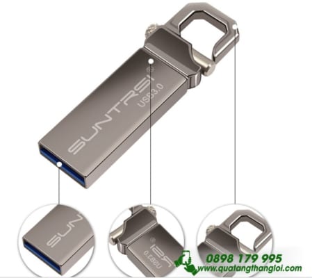 UKT 26 - USB kim loai moc khoa in khac logo qua tang khach hang