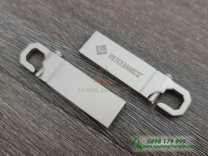 USB kim loại khắc logo theo yêu cầu khách hàng