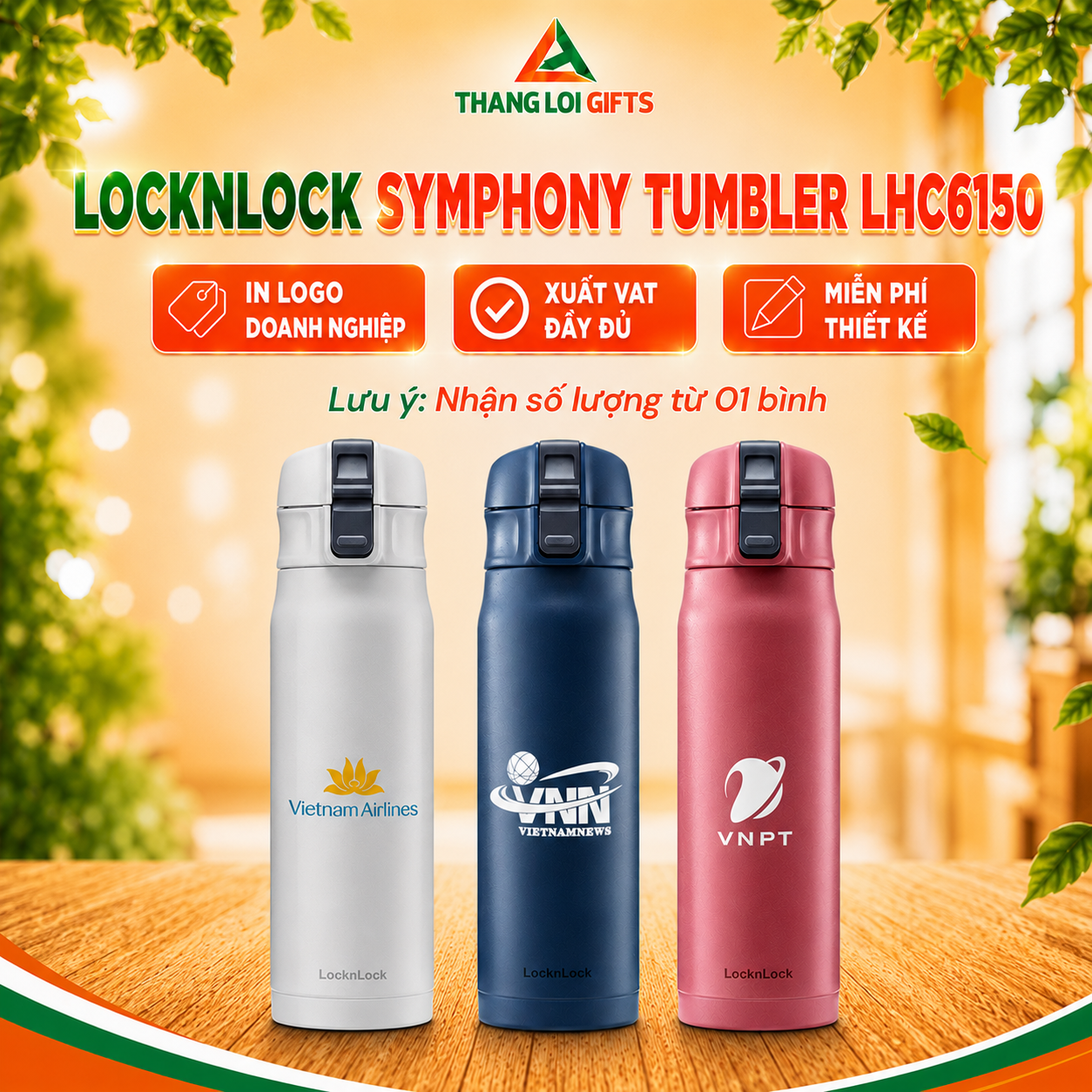 LOCKNLOCK SYMPHONY TUMBLER LHC6150