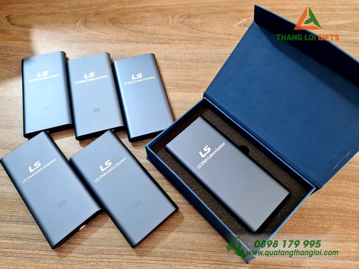 Pin Sạc Dự Phòng Xiaomi in logo LS VINA làm quà tặng khách hàng thân thiết (4)