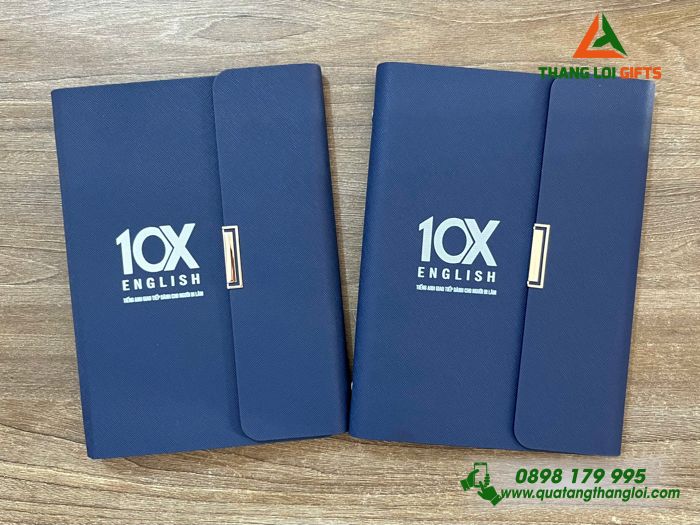 SCT 24 - Sổ Tay Bìa Còng Gập 3 - In Logo Làm Quà Tặng Doanh Nghiệp