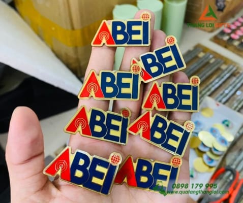 Huy hiệu kim loại - Khắc Logo ABEI