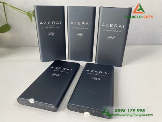 Pin sạc dự phòng XIAOMI 10.000mAh Khắc logo AZERAI 