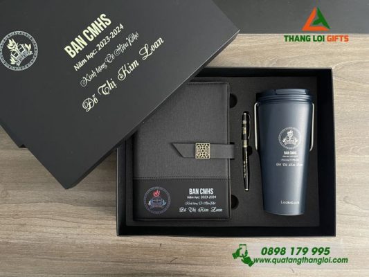 Bộ Qùa Tặng Giftset In Khắc Tên Thầy Cô Làm Qùa Tặng Tri Ân