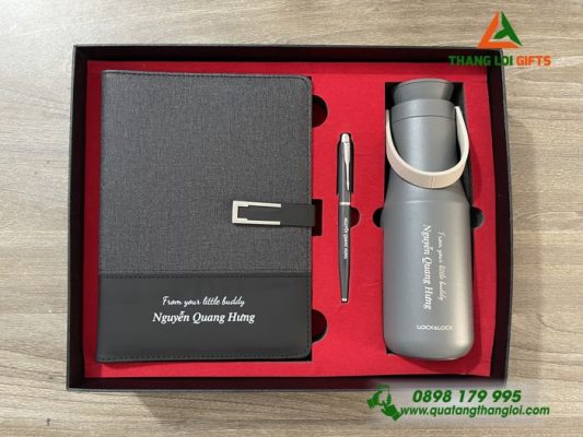 Bộ Qùa Tặng Giftset Cao Cấp In Khắc Làm Qùa Tặng Cho Bạn Bè