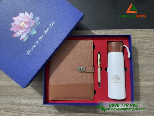 Bộ Qùa Tặng Giftset Cao Cấp In Khắc Logo Theo Yêu Cầu Làm Qùa Tặng