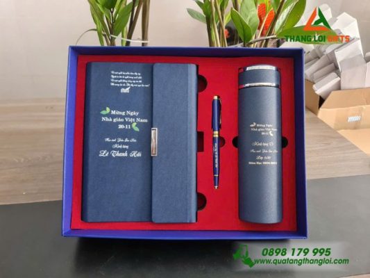 BỘ QUÀ TẶNG GIFTSET IN KHẮC LOGO TRI ÂN THẦY CÔ NGÀY NHÀ GIÁO VIỆT NAM