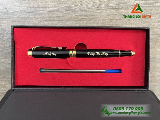 BÚT KÝ KIM LOẠI CAO CẤP KHẮC LOGO TRI ÂN THẦY CÔ