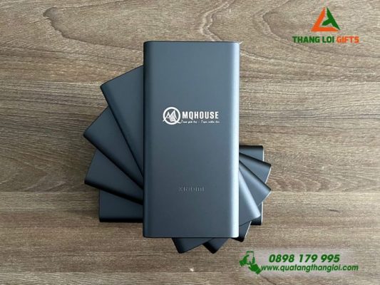 PIN SẠC DỰ PHÒNG XIAOMI 10000 mAh In Logo Doanh Nghiệp MQHOUSE